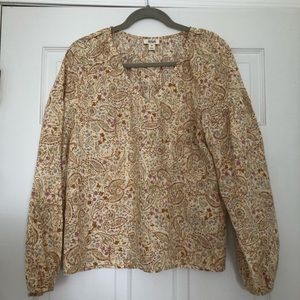 Paisley print blouse!